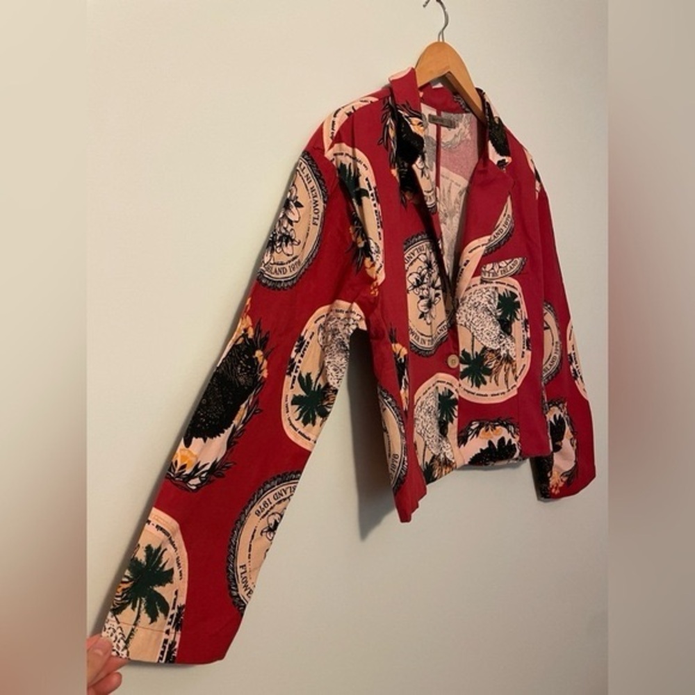 Tennis Red Blazer Size Small